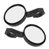 UTV Side Rearview Mirrors Round Black Aluminum Alloy Adjustable Replacement for Polaris RZR 900 XP 1000 1.75in Clamps