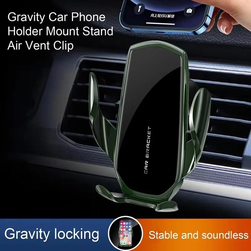 Universeller Schwerkraft-Autohalter für Mobiltelefone, Smartphone-Ständer für Lüftungsschlitze, GPS-Navigations-Handyhalterung für iPhone Huawei OPPO
