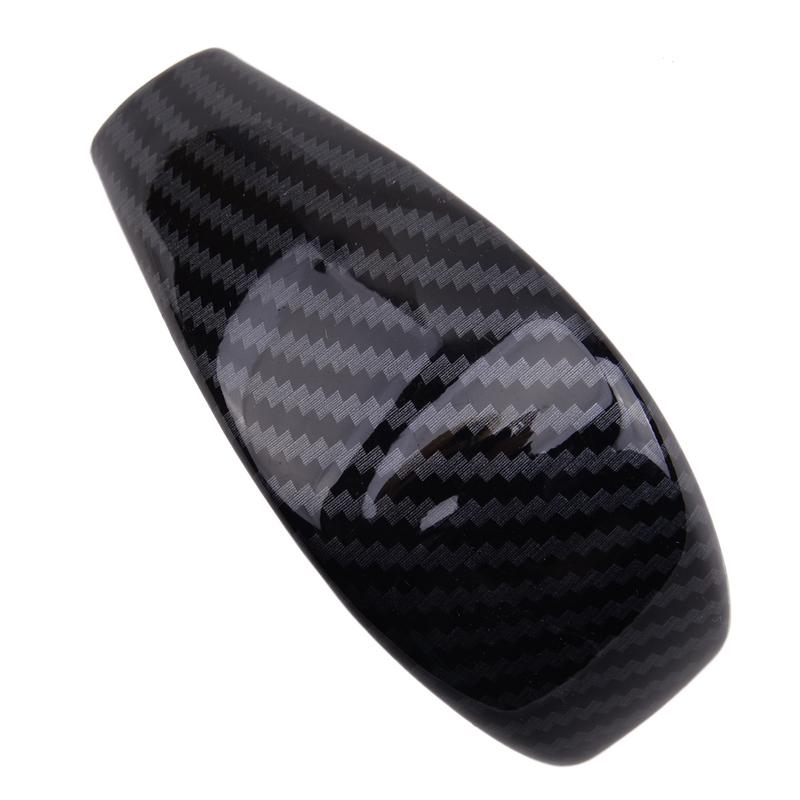 Car Gear Shift Knob Decoration Cover Trim Fit for Ford Ranger 2015 2016 2017 2018 Carbon Fiber Style ABS