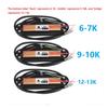 FLEOR 1PCS Cream Yellow Ceramic Electric Guitar Dual Rails Pickup Single Coil Sized Humbucker Pickup For ST Guitar, 6K/9K/12K