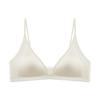 Girl Floral French Triangle Cup Underwear B Smooth Mesh Big Chest Small Non-empty Cup Anti-sagging Bra Women
