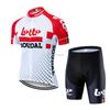 New cycling suit short-sleeved men's top road bike breathable