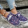 Women Flats Halloween Printing Loafers Casual Shoes  Designer New Sport Light Running Shoes Sneakers