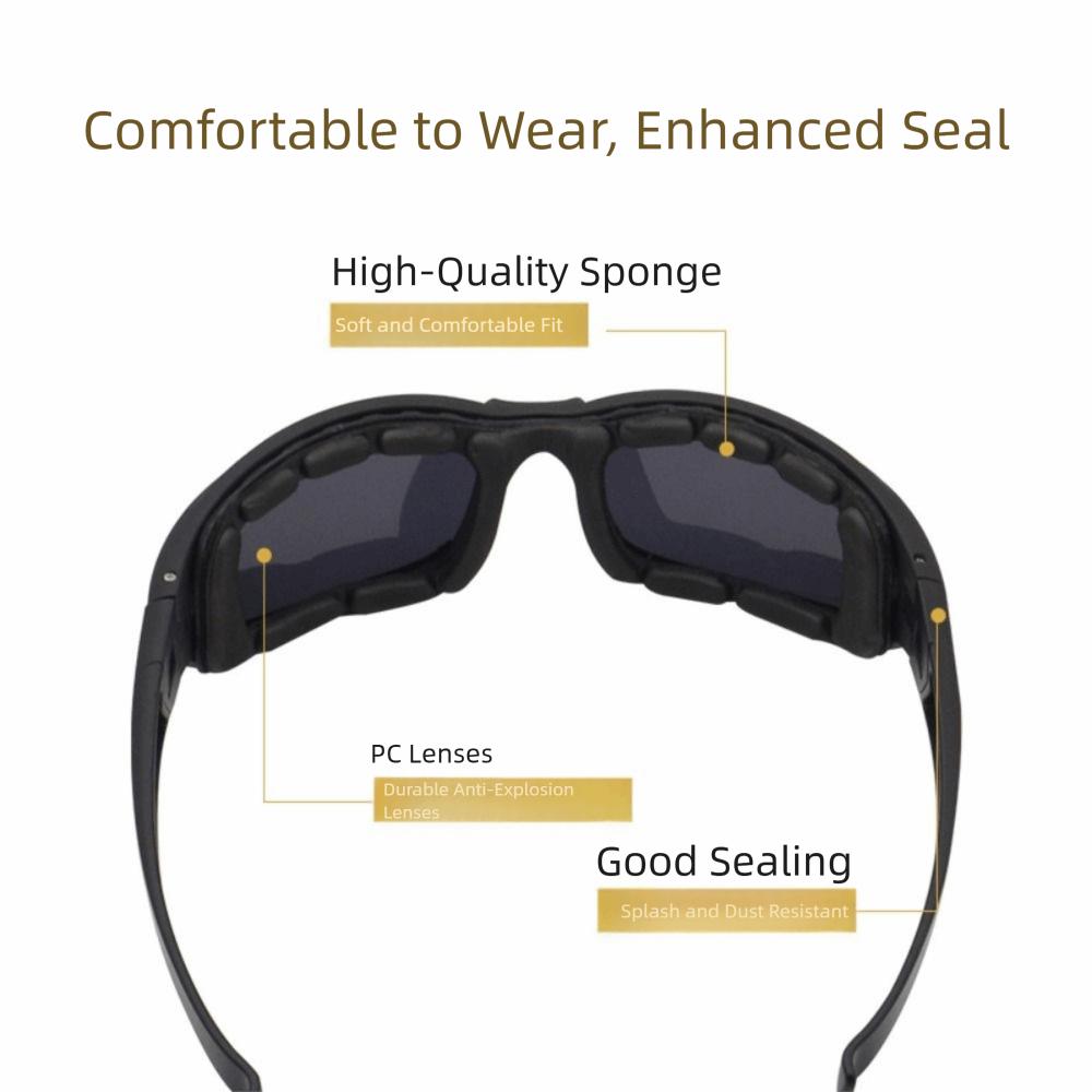 UV Sandproof Cycling Sunglasses Full Frame Windproof Glasses Outdoor Sport Goggle  Cycling
