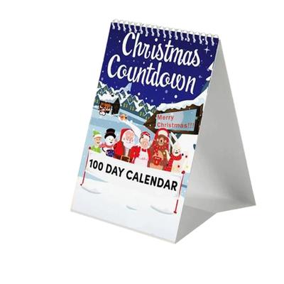 100-Tage-Countdown-Kalender für Weihnachten 2025, Veranstaltungsrequisiten, Wandkalender