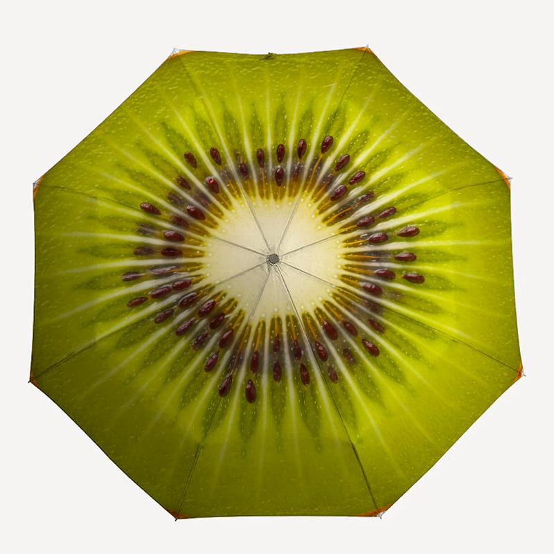 1 PC Automatic Folding Umbrella -fruitPattern,Portable & Foldable Design with 8 Ribs,Christmas Birthday Gifts