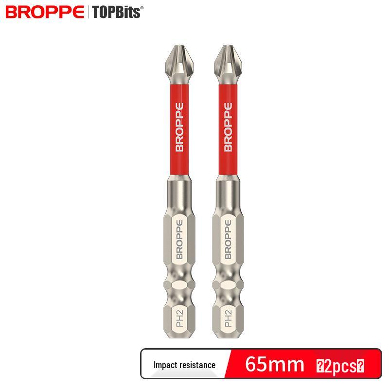Impact-Resistant Magnetic Phillips Screwdriver Bit Set - High Torque, Non-Slip S2 for Electric Drills.