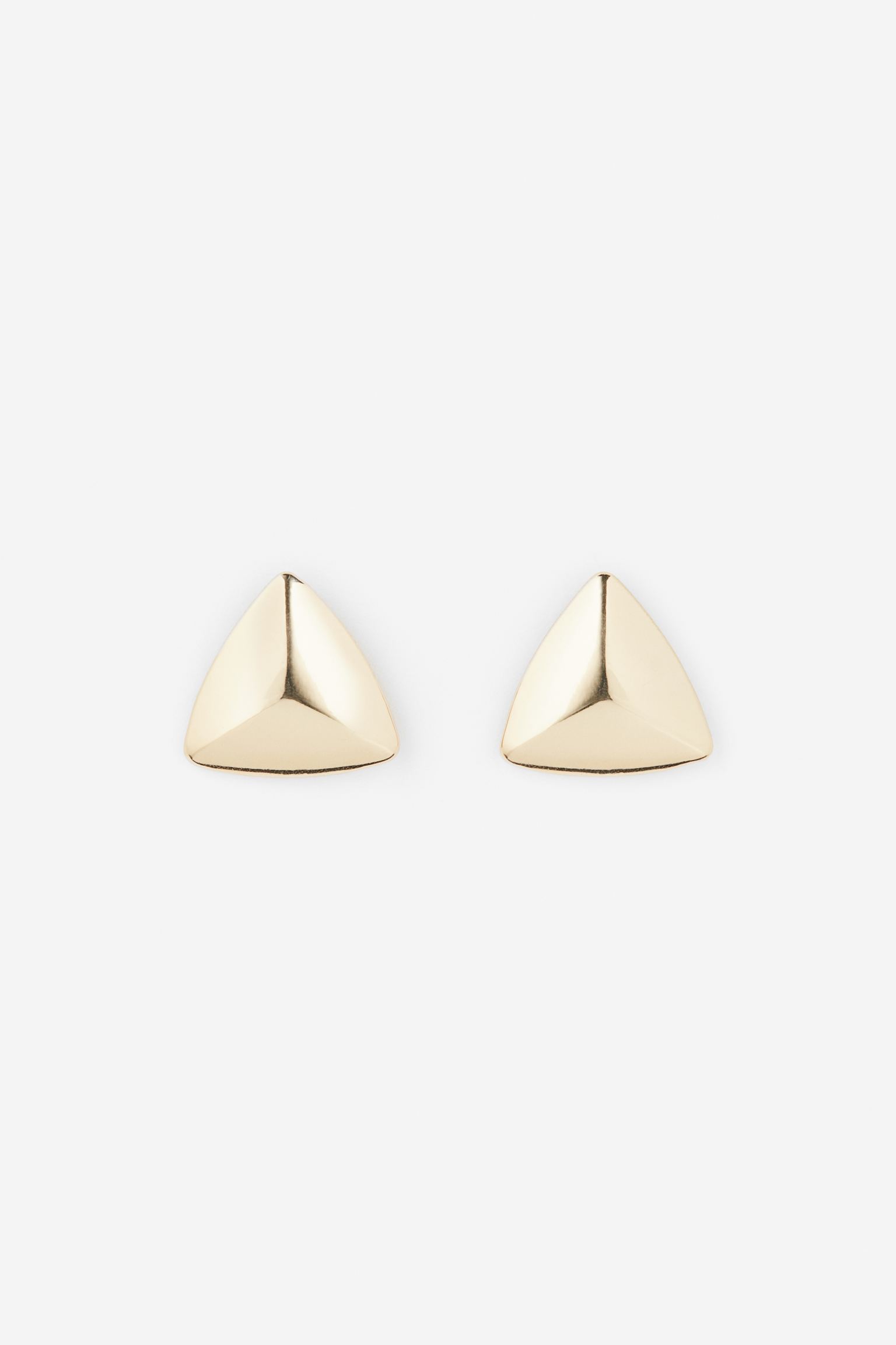 

Triangular stud earrings