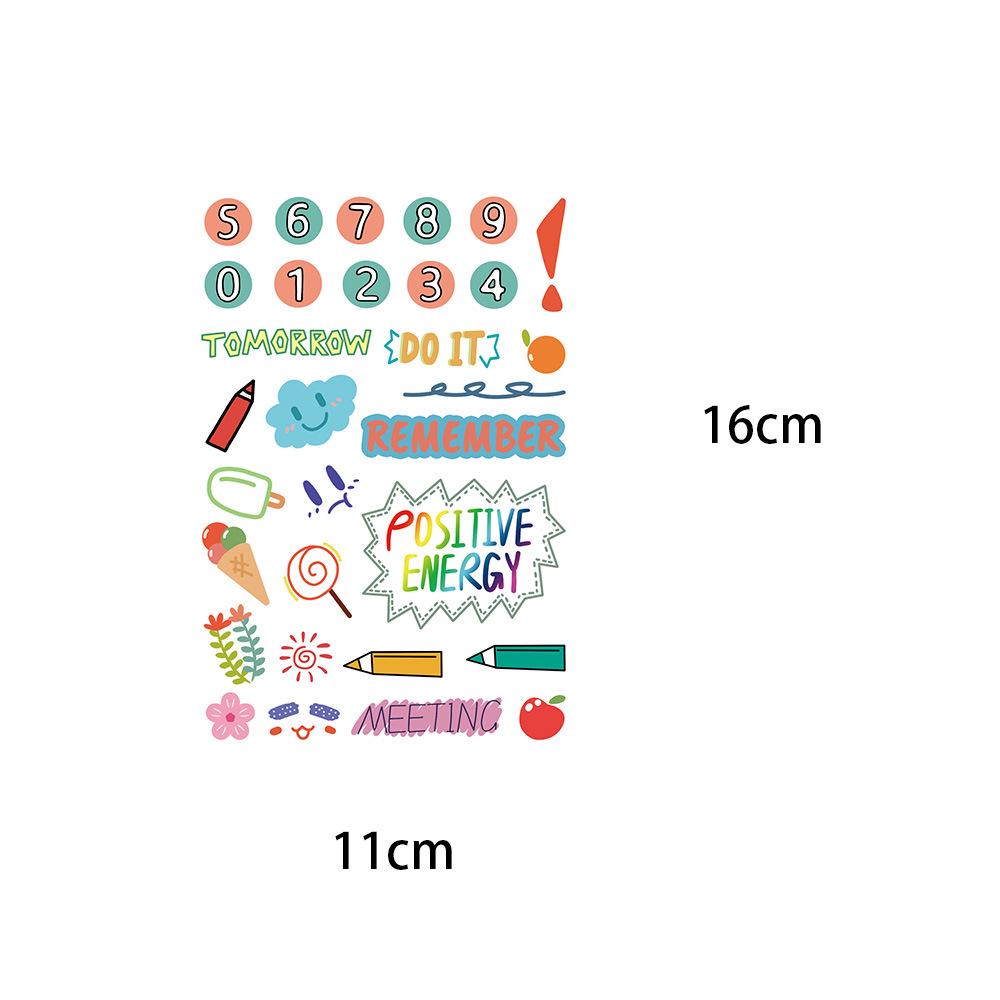 8 Hand-Drawn Watercolor Doodle Stickers for Planner, Journal, and Phone Decoration