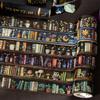 25mm * 2m/roll Magician Bookcase Series PET Stickers Creative Collage DIY Journal Scrapbooking Material Aesthetic Masking Tape