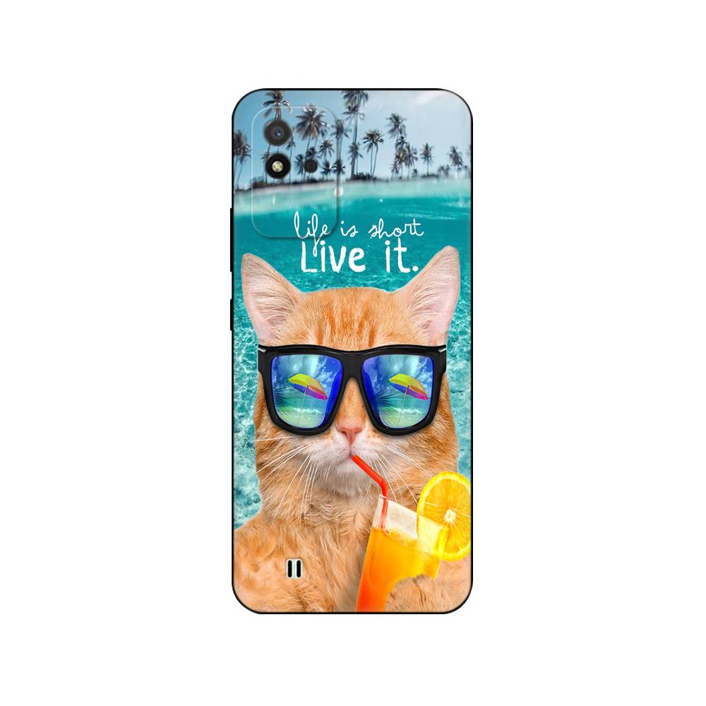 For Realme Narzo 50i Case 6.5inch Silicon Back Cover For OPPO Realme Narzo50i 50 i Soft Case RMX3235 Phone Case black tpu case