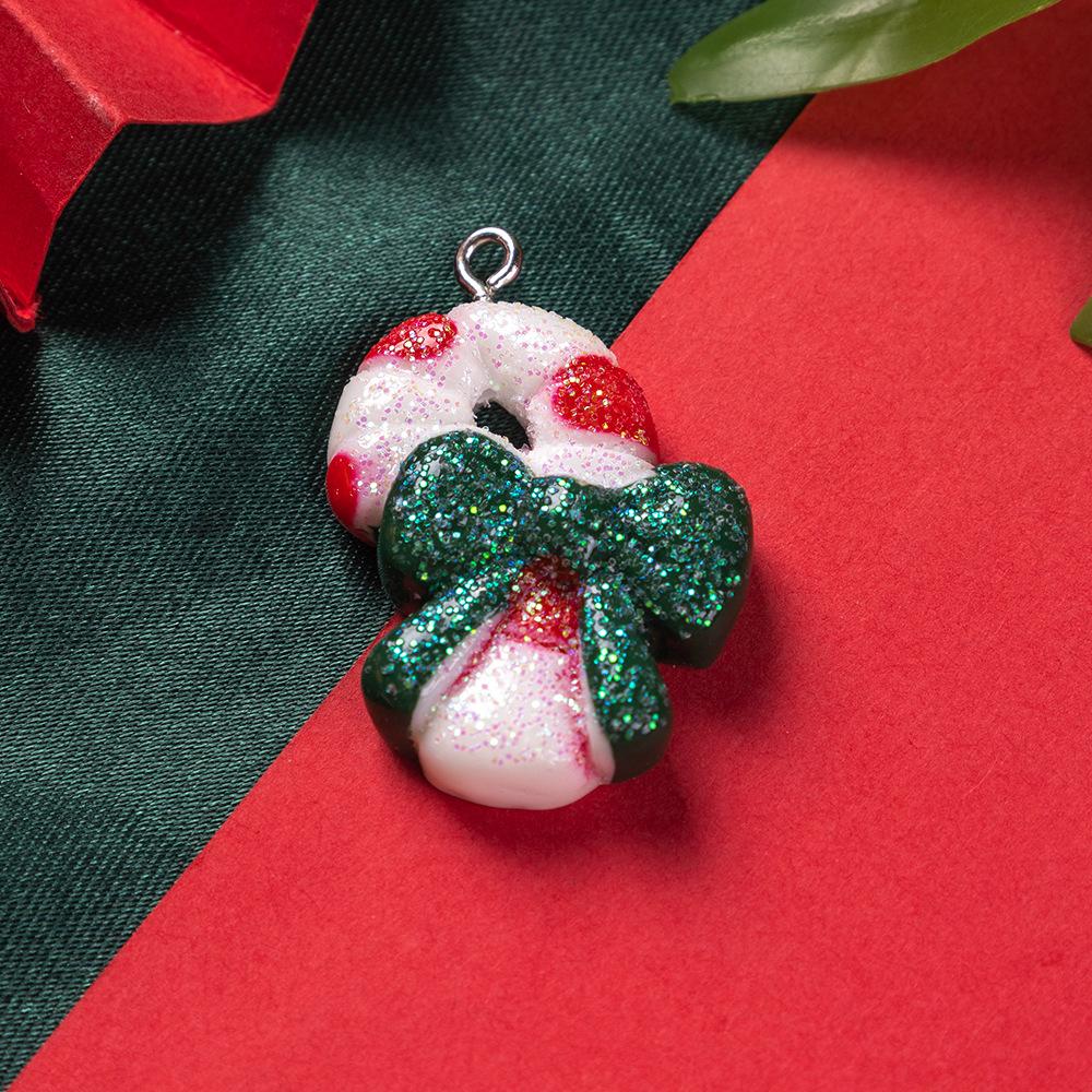 New Christmas Resin Pendant Santa Snowman Christmas Jewelry Accessories Explosion