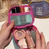 Dopamine Colcor Portable Mesh Makeup Bag - Large Capacity Multi-functional Storage Bags for Travel - Portable Toilet Tofu Bag
