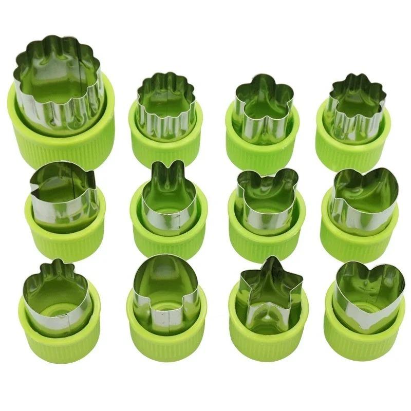 

Stainless Steel Cookie Cuttters Mold with Plastic Handle Butterfly Noodle Mold Vegetable and Fruit Cutting Mold DIY Baking