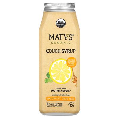 Organic Cough Syrup, Ages 12+, 177 Ml (6 Fl Oz)