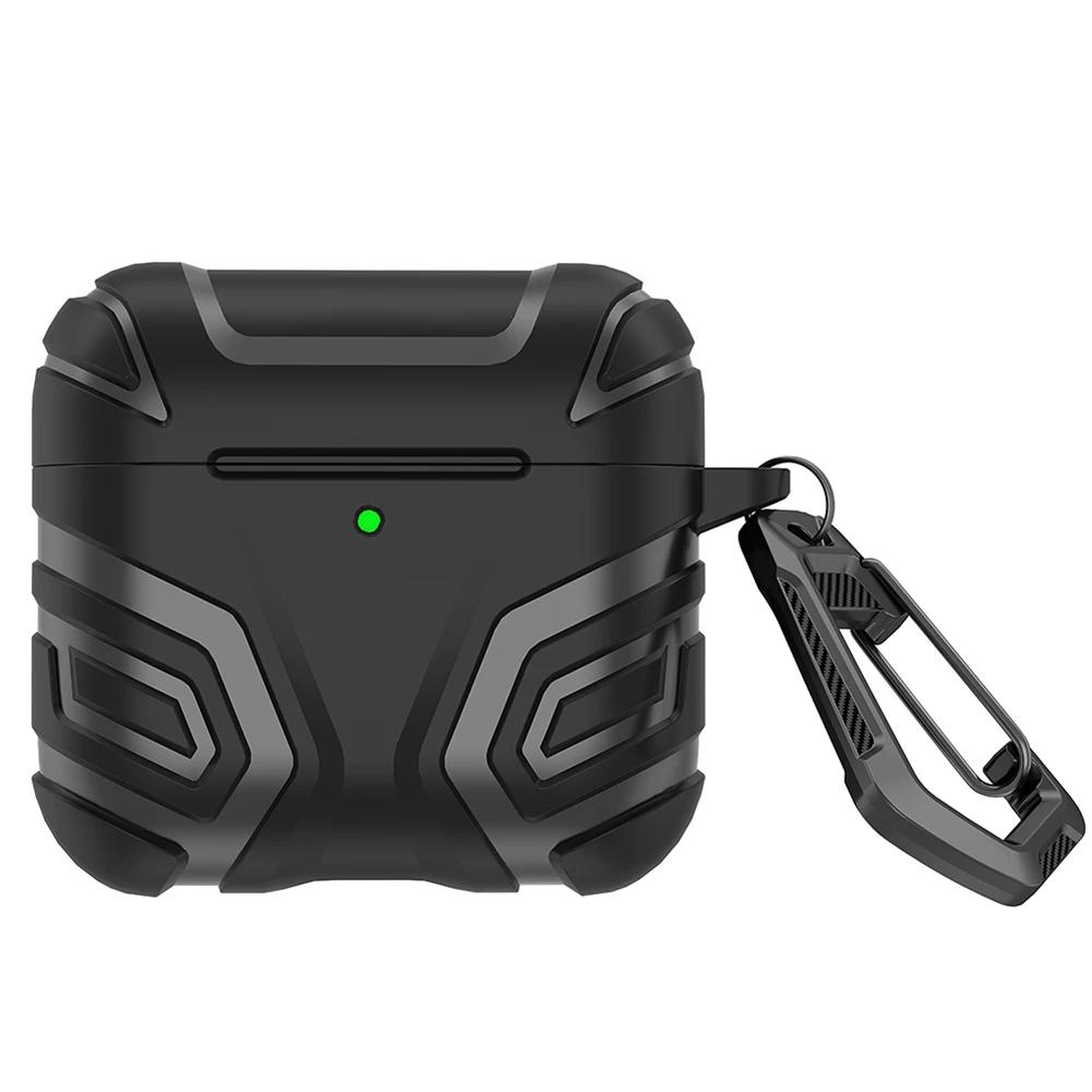 TPU Case for AirPods 4 2025 Protective Cover with Carabiner Anti-Drop Shockproof and Dustproof Design