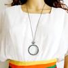 Förstoringsglas Halsband Hänge 3X Halsband Förstoringsglas Kedja Monokel Förstoringsglas Hänge Halsband Förstoringsglas Ficka