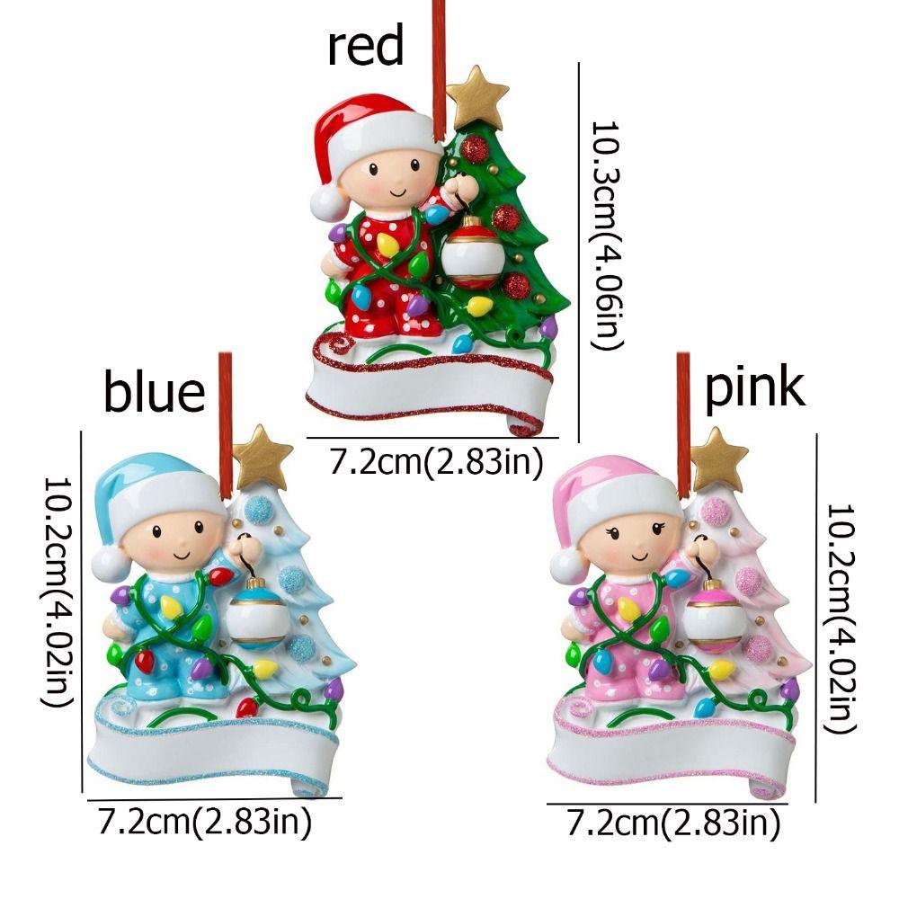 Snowman Baby First Christmas Ornament Lantern Christmas Tree Decoration Christmas