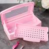 1 pcs Nail Sterilization Box Nail Tools Sterilization Box False Eyelash Cleaning Box Alcohol Cleaning Soaking Filter Box