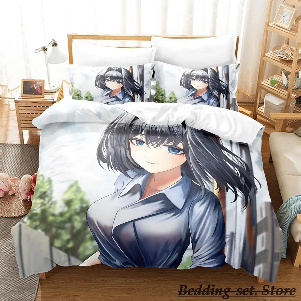 Ložní souprava Ouro Kronii Jednolůžková postel s manželskou postelí velikosti Queen s manželskou postelí velikosti King Souprava přikrývek do ložnice pro dospělé a děti Soupravy přikrývek Anime parure de lit Postel