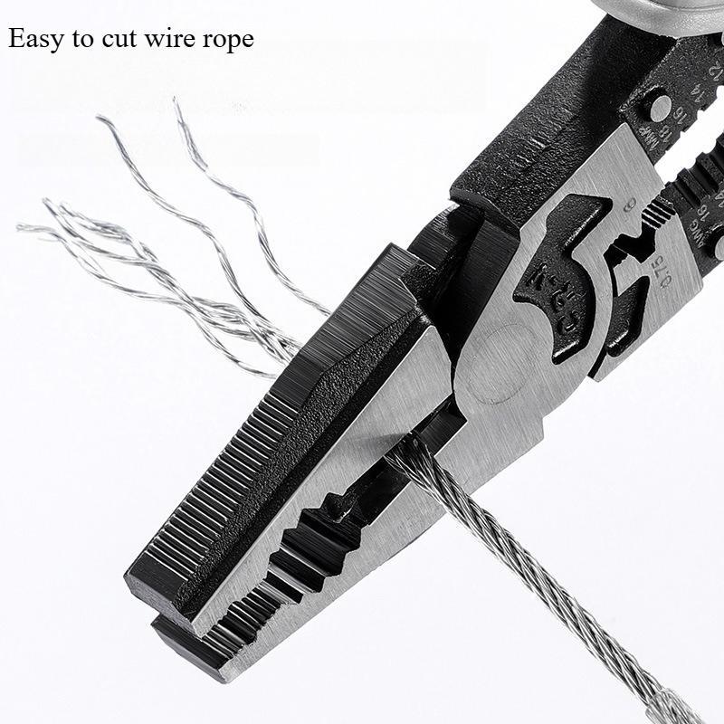 1Pc Universal Multifunctional Diagonal Pliers Needle Nose Pliers Hardware Tools Universal Wire Cutters Electrician Wire Pliers