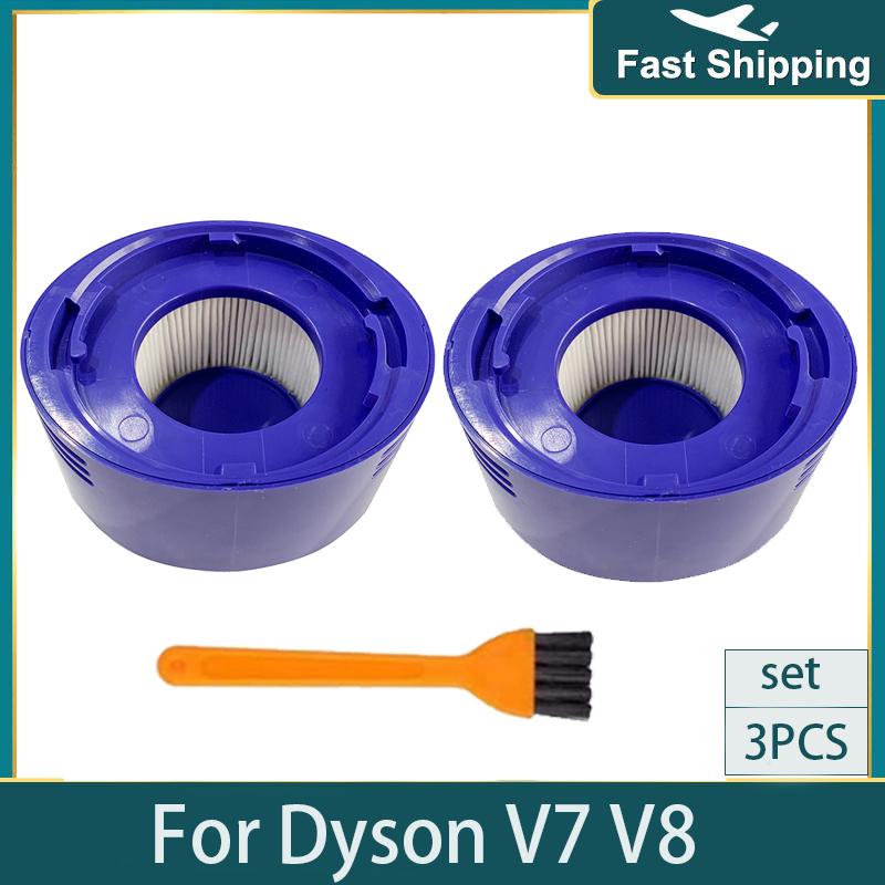 Pre-Filters HEPA Post-Filters Replacements for Dyson V8 and V7 Absolute Cordless Vacuum Cleaners Filter for Dyson 7 8