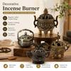 Alloy Incense Burner Chinese Style Three Legged Stove Retro Fragrance Holder  Home Decoration