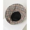 Daks Linen Floppy Hat Black Check Pattern Dbhe2e122
