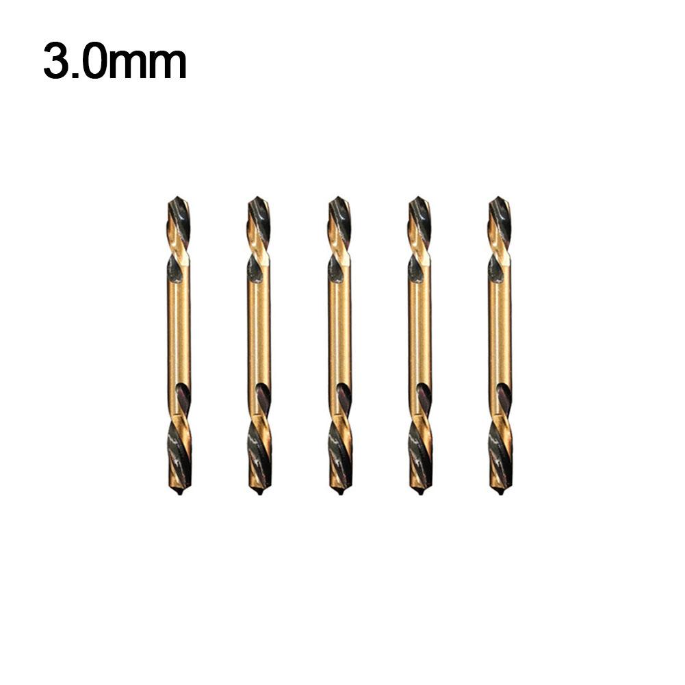 HSS Double Headed Auger Drill Bits Set 5pcs Perfect for Drilling Wood and For Metal with Hand and Electric Drills
