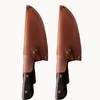 Hand Forged Chef Knife Stainless Steel Kitchen Boning Knives Butcher Knife Meat Vegetable Cutting Knife With Leather Sheath
