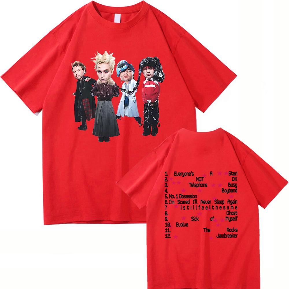 

5 Seconds of Summer Футболка Everyones A Star Мода 2025 Альбом ЧоловікиЖінки Одяг Харадзюку Високоякісні Топи Бавовняні Футболки S