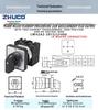 Zhuochao LW42A2-2815/LF406 Three-Phase Cam Switch with Zero Position (No Neutral Wire Required)