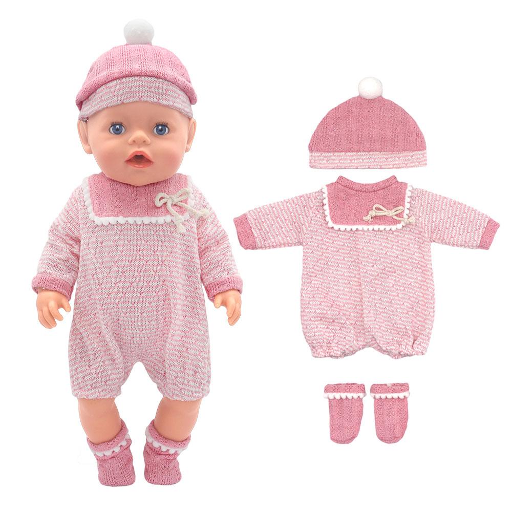 2023 Mono de Moda para Muñeca, Ajuste para Muñeco Bebé de 43 cm, Muñeco Bebé Reborn de 17 Pulgadas, Ropa