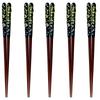 Happy Set of Made In PID3718 J-kitchens Chopsticks, 5, Material Wood, Chopsticks, Japan,