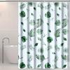 Minimalist Cute Shower Curtain With Hooks Waterproof Mildew Proof Easy Clean Install For Multi-scene Bathroom Bathtub Privacy
