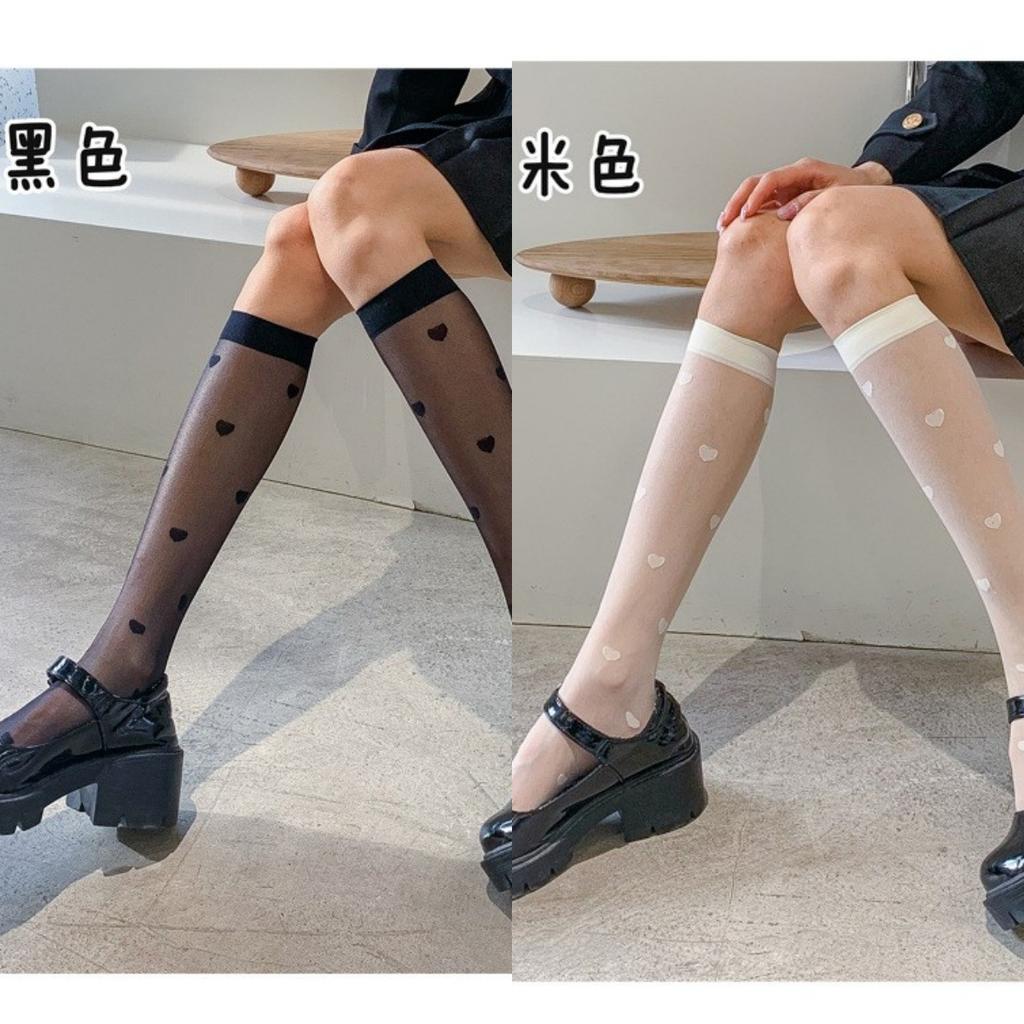 Night Teaching Room Rose Stockings Women'S Spring And Autumn Short Medium Tube White Lace Calf Socks Pure Desire White Silk Tide Socks