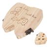 Teeth Storage Wooden Box Baby Tooth Keepsake Collecting Box Infants Kids Save Boxes