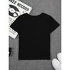 European sizes Cartoon-style Cute Little Bee Collecting Honey" Letter/cartoon Print, Girls' Short-sleeve T-shirt, Suitable for Summer Wear