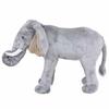 Plush Elephant Toy Standing Grey XXL