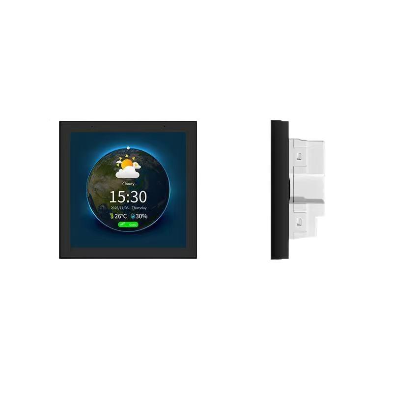 Graffiti TUYA 4 Smart Touchscreen 4-Way Relay EU Switch ZigBee Switch (requires Tuya gateway)