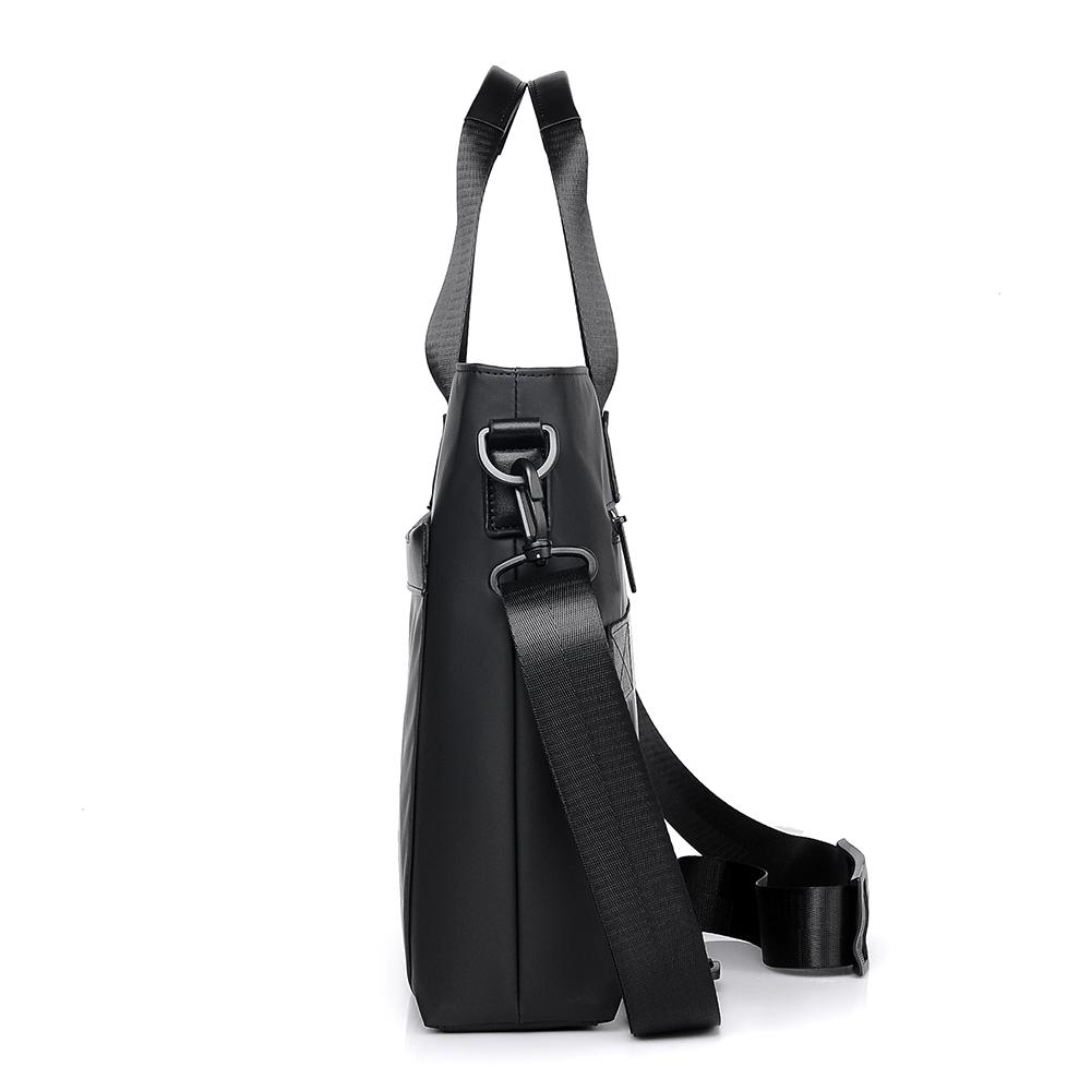 Men's Business Briefcase Large Capacity Shoulder Bag Crossbody Bag