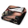 Super Warm Blankets Camping Kpop Ateez Choi San Throw Blanket Flannel Bedspread For Outdoor Novelty Sofa Bed Cover