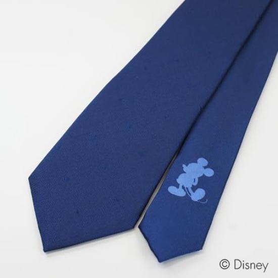 [Disney] Necktie & Tie Bar Set DN902520-2 Navy Blue