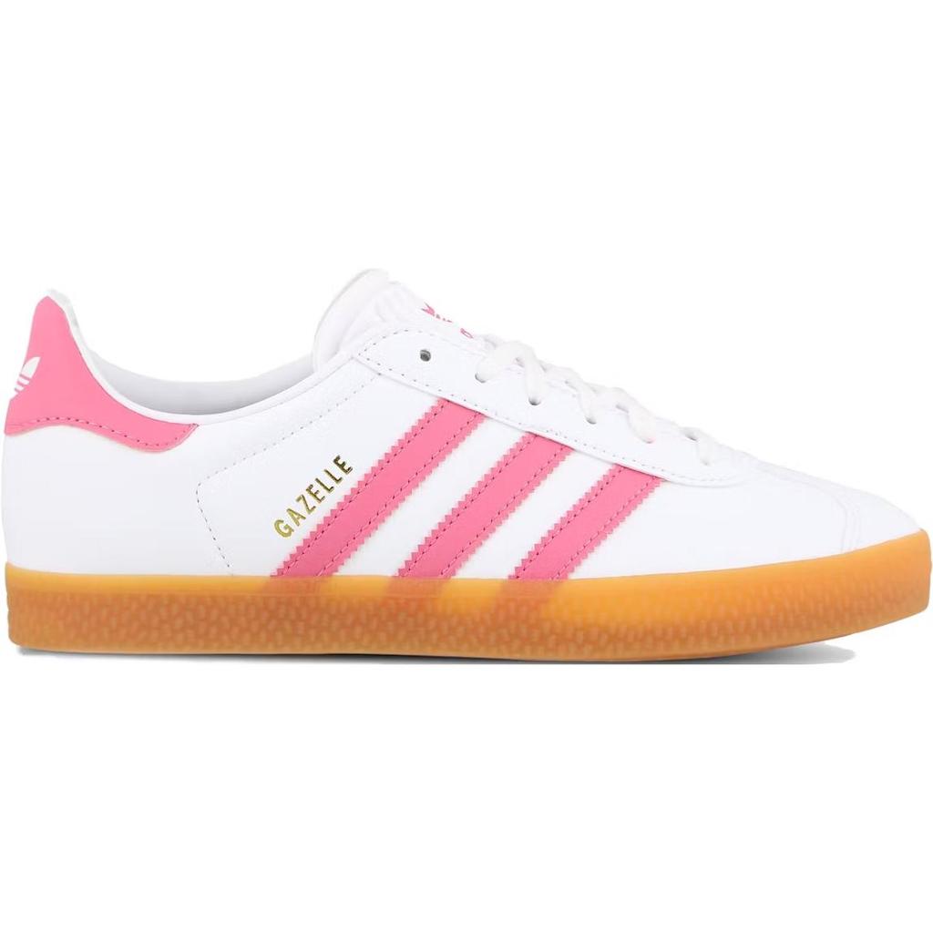 adidas Gazelle Pink (GS) Kids Sneakers White Brown IH7556