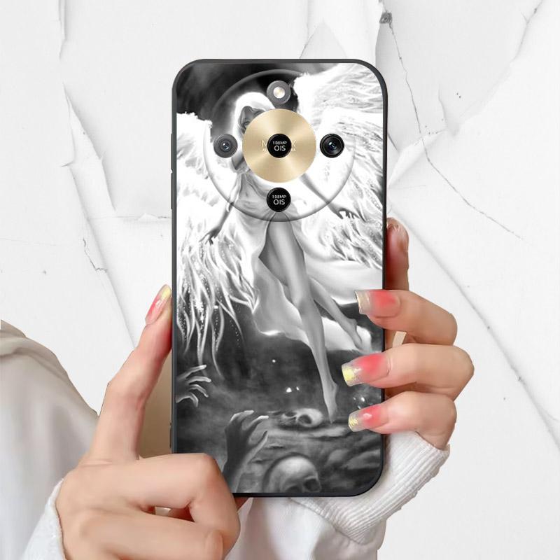 For Honor X9d Case Soft TPU Phone Case For Honor Magic8 Lite Matte Back Cover For Honor X70 Shockproof Silicone Bumper Funda