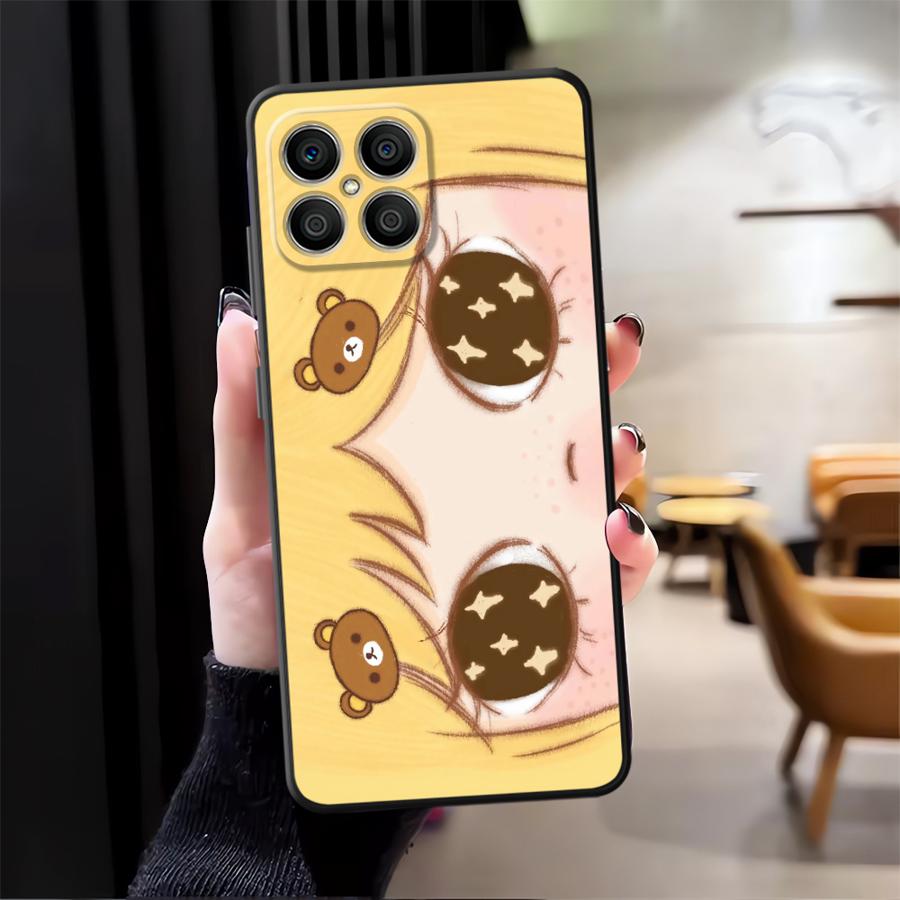 

Case for Honor X8 90 8X X7 Magic5Lite X5b 200 400 Lite X9a X6 70 Funda Phone Cover Retro Fashion Anime Eyes Honor X9b