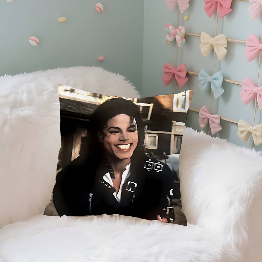 Singer MMichaels JJoseph Jackson Case Plush Fabric Soft Pillowcase Double Sided Print Cushion Cover Household Gifts