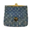 Used LOUIS VUITTONClutch Bag Denim Denim Women