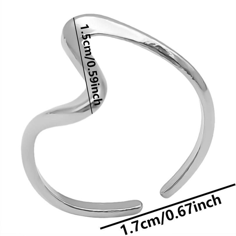 Echtvergoldeter Offener Verstellbarer Ring Echter Stein Edelstahlringe Für Damen Herren Zubehör Geometrischer Schmuck Ringe Geschenk