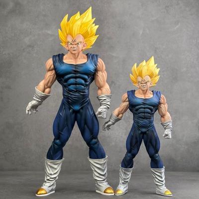 Dragon Ball Majin Vegeta 37cm Échelle 1/4 Super Saiyan Statue GK Figurine d'Action Anime Décor de Bureau Jouet de Collection